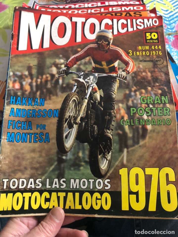 Voitures et Motocyclettes: Revista motociclismo 1976 n&uacute;mero 444
