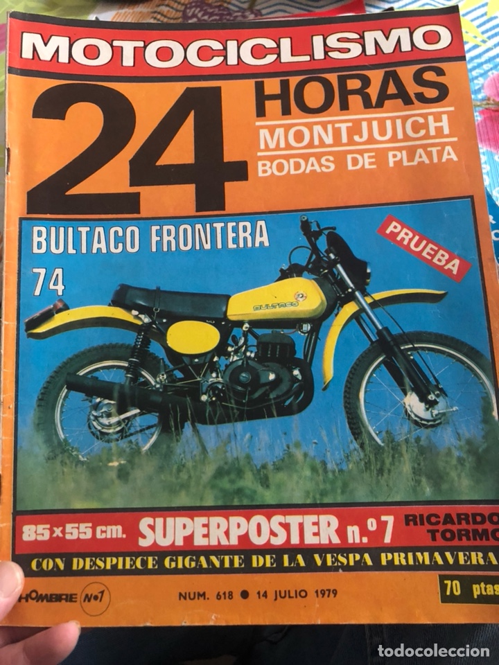 Voitures et Motocyclettes: Revista motociclismo 1979 n&uacute;mero 618