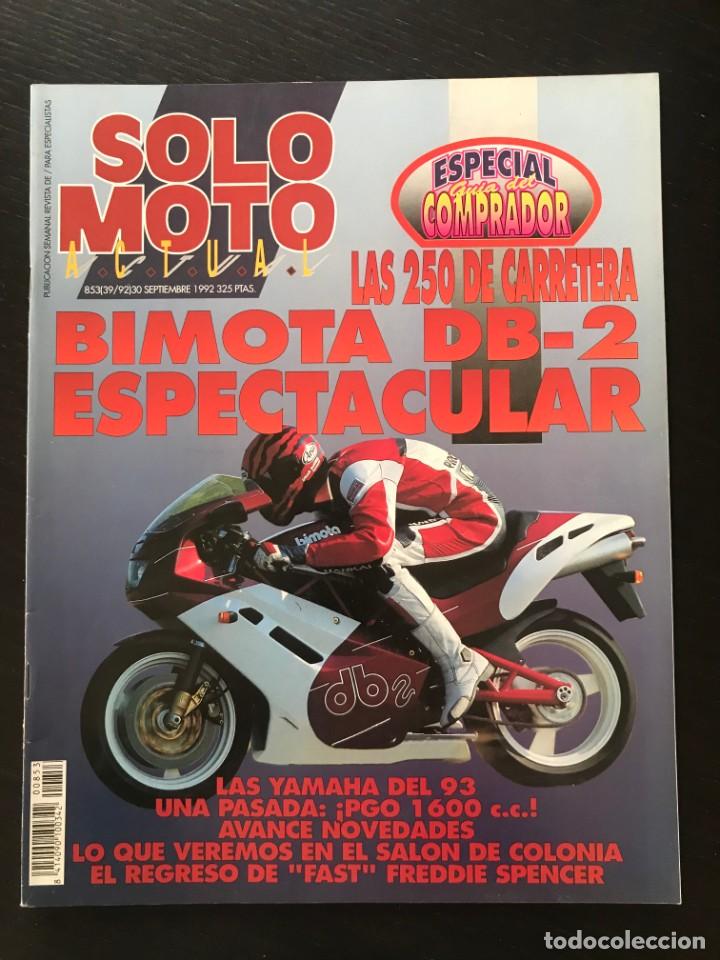 Automobili e Motociclette: SOLO MOTO N&ordm; 853 - BIMOTA DB2 PGO V2 1600 SUPERPRESTIGIO BOL D&acute;OR YAMAHA SR 250 MZ ETZ YAMAHA VIRAGO