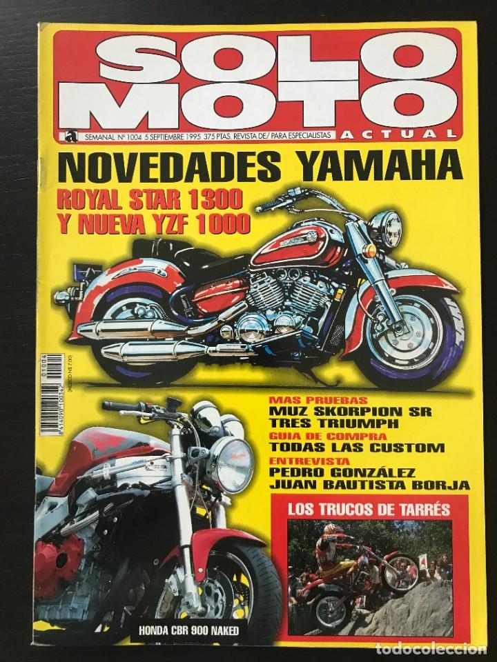 Automobili e Motociclette: SOLO MOTO N&ordm; 1004 - APRILIA CLASSIC 75 GILERA EAGLET 50 MUZ SKORPION TRIUMPH EQUUS HONDA CBR 900