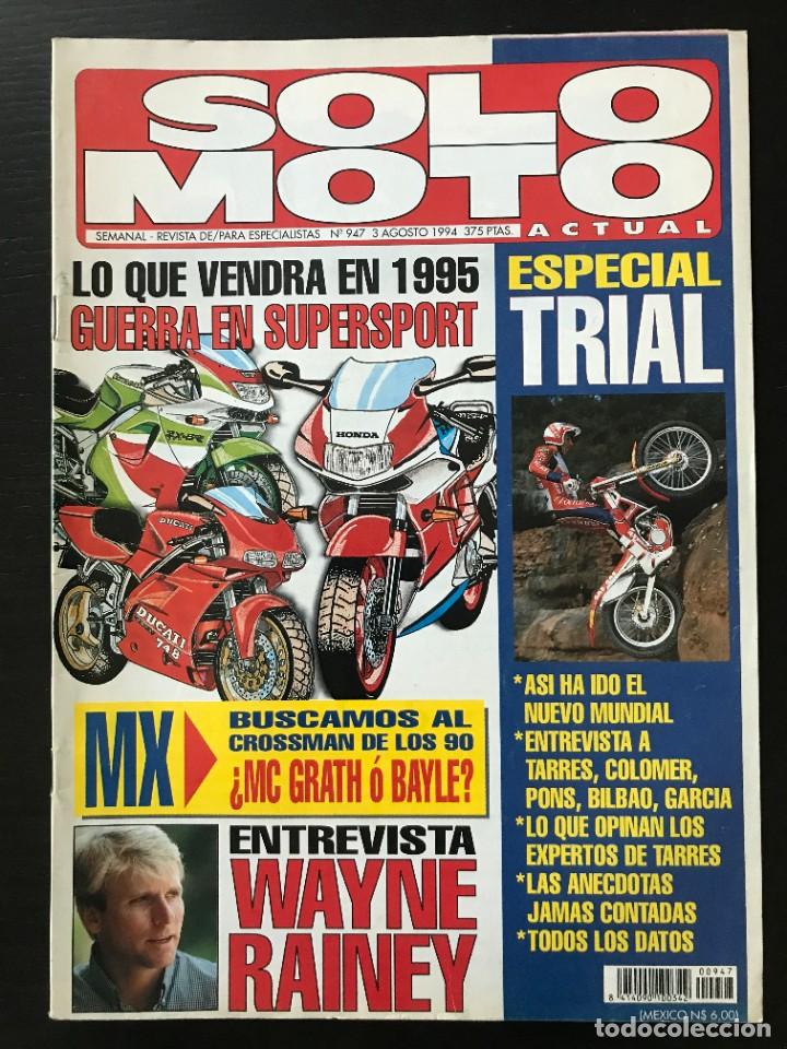 Automobili e Motociclette: SOLO MOTO N&ordm; 947 - RAINEY ESPECIAL TRIAL GP INGLATERRA AURIOL PICARD JOAN ROMA MOTOCROSS