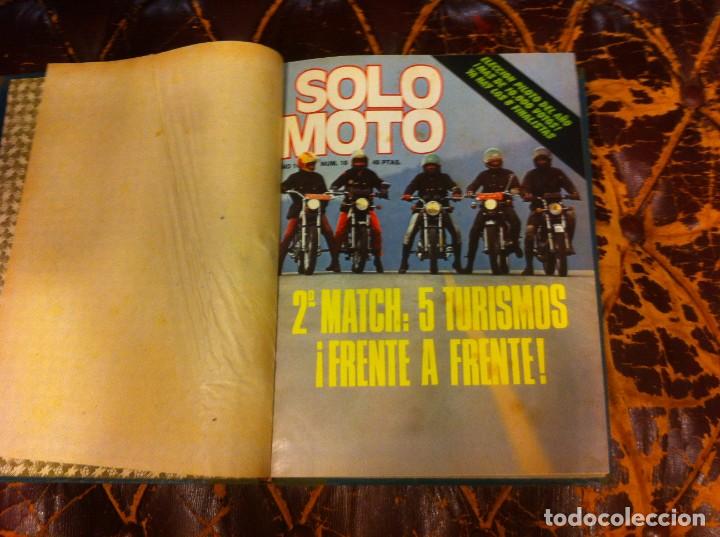 Autos und Motorr&auml;der: REVISTA SOLO MOTO (TOMO ENCUADERNADO. n&ordm; 18 AL 26) 1975 - 1976. CONSERVA LAS CUBIERTAS ORIGINALES