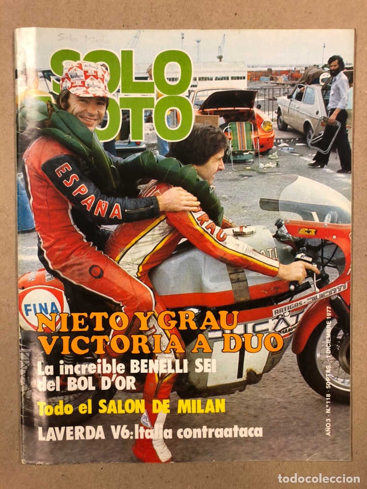 Cars and Motorcycles: SOLO MOTO N&deg; 118 (1977). ENSAYO BENELLI BOL D&rsquo;OR, LAVERDA 1000 RESISTENCIA, HONDA 70