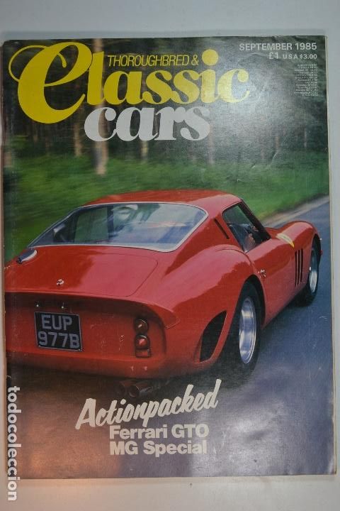 Automobili e Motociclette: 1985 REVISTA THOROUGHBRED & CLASSIC CARS - FERRARI GTO Y MG SPECIAL