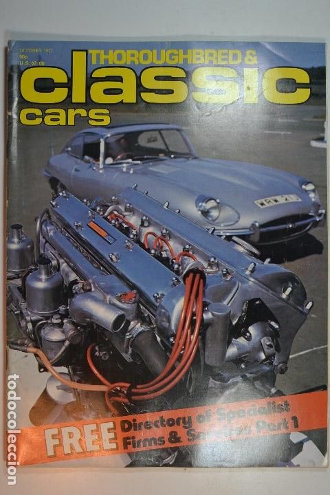 Coches y Motocicletas: 1977 REVISTA THOROUGHBRED & CLASSIC CARS - JAGUAR XK Y E TYPE