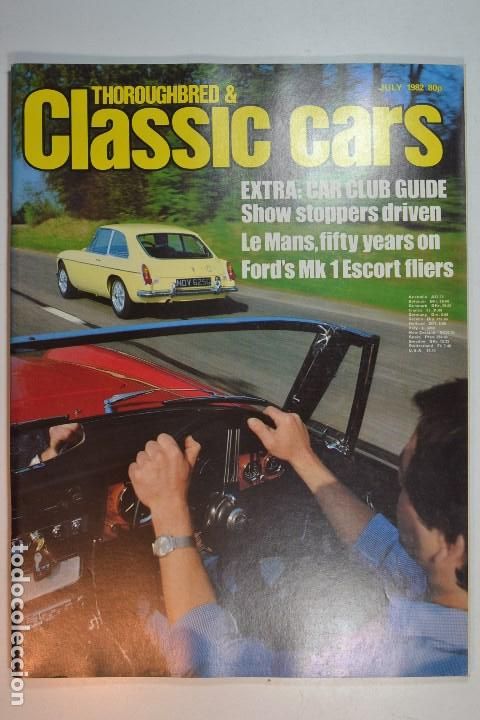 Automobili e Motociclette: 1982 REVISTA THOROUGHBRED & CLASSIC CARS - FORD ESCORT MK1 - LE MANS 50 YEARS ON