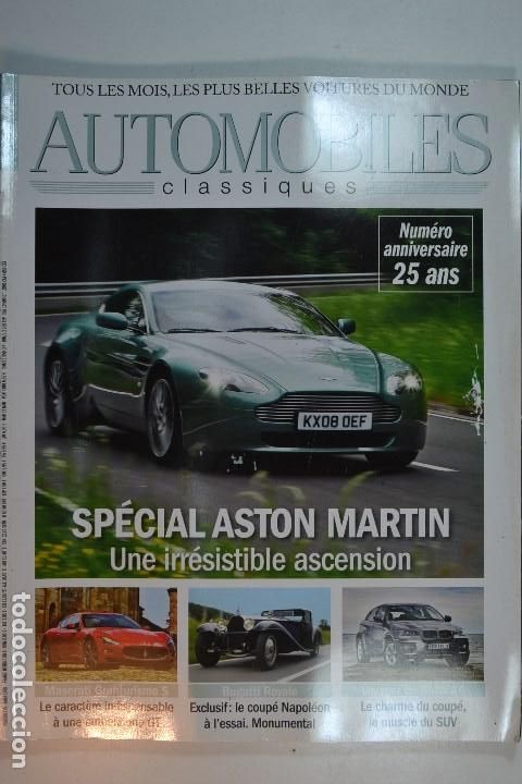 Automobili e Motociclette: 2008 REVISTA AUTOMOBILES CLASSIQUES - MASERATI GRANTURISMO S - BMW X6 - ASTON MARTIN