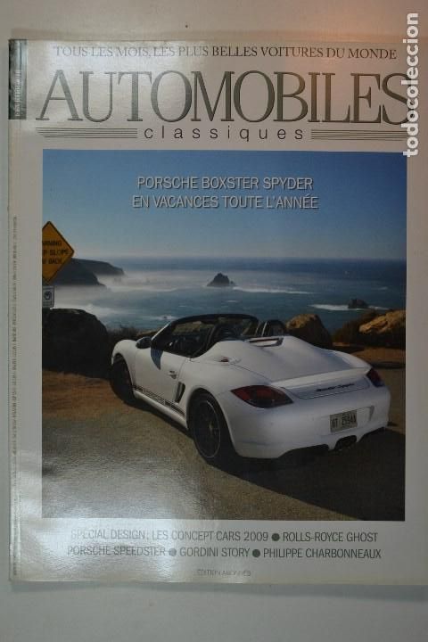 Coches y Motocicletas: 2012 REVISTA AUTOMOBILES CLASSIQUES - PORSCHE BOXTER SPYDER ~PORSCHE SPEEDSTER - GORDINI STORY