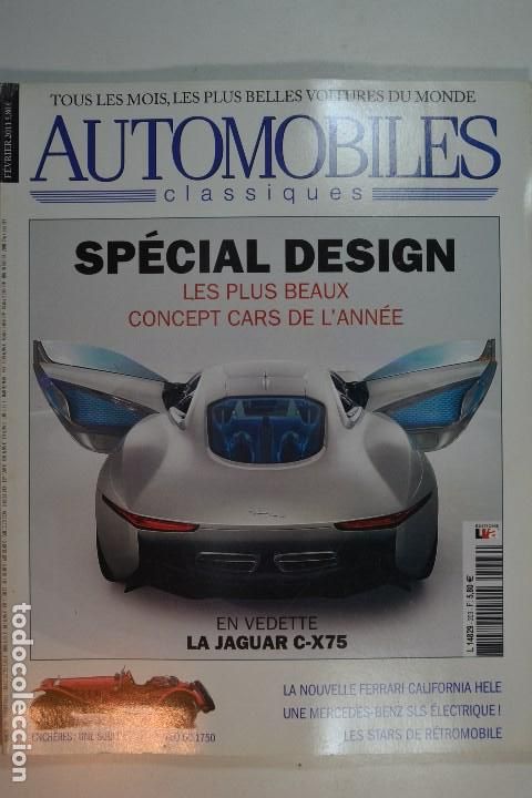 Coches y Motocicletas: 2011 REVISTA AUTOMOBILES CLASSIQUES - MERCEDES BENZ SLS - JAGUAR C~X75