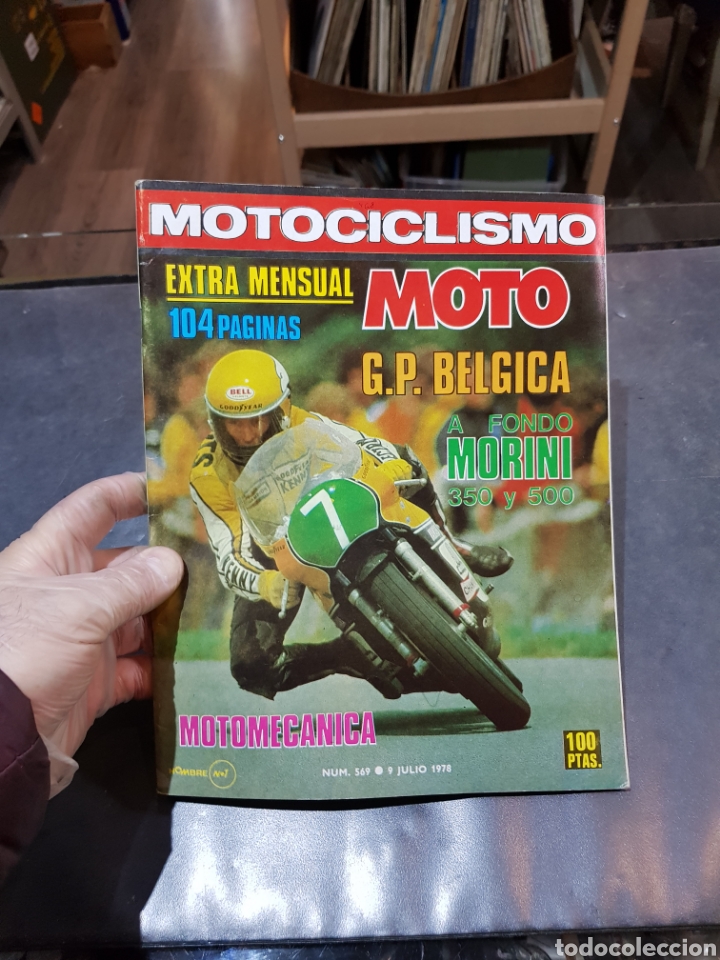 Cars and Motorcycles: Revista Motociclismo n&uacute;mero 569 del a&ntilde;o 1978 con p&oacute;ster central muchas hojas