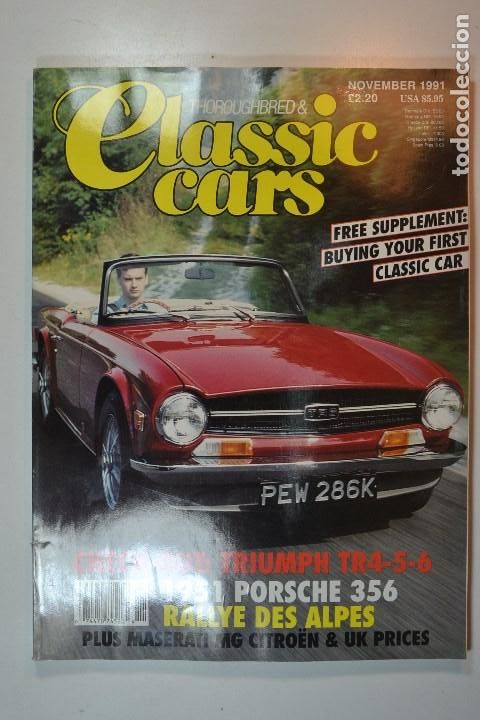 Coches y Motocicletas: 1991 REVISTA THOROUGHBRED & CLASSIC CARS - 1951 PORSCHE 356 .TRIUMPH TR4-5-6