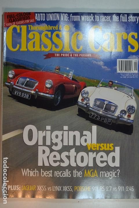 Coches y Motocicletas: 1997 REVISTA THOROUGHBRED & CLASSIC CARS - PORSCHE 911 RS 2.7 - 911 2.4 S