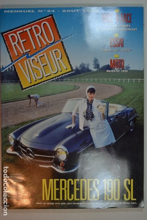 Autos und Motorr&auml;der: 1990 REVISTA RETRO VISEUR - DOSSIER MERCEDES 190 SL - FORD GT 40
