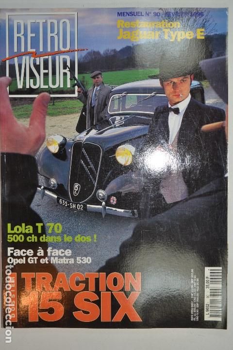 Coches y Motocicletas: 1996 REVISTA RETRO VISEUR - CITROEN TRACTION SIX - LOLA T70 - JAGUAR E TYPE