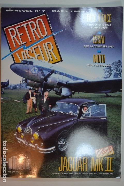 Coches y Motocicletas: 1989 REVISTA RETRO VISEUR - DOSSIER JAGUAR MK II - BRM 16 CYLINDRES 1953