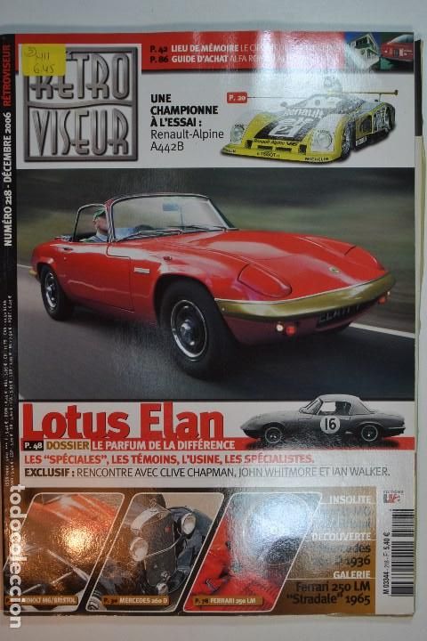 Autos und Motorr&auml;der: 2006 REVISTA RETRO VISEUR - LOTUS ELAN