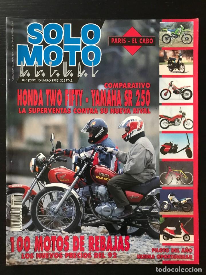 Autos und Motorr&auml;der: SOLO MOTO N&ordm; 816 - YAMAHA SR 250 HONDA TWO FIFTY TRIAL AMICS GILLES LALAY FANTIC K-ROO CAGIVA LAWSON