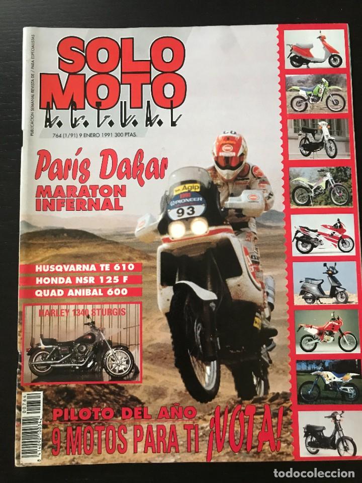 Voitures et Motocyclettes: SOLO MOTO N&ordm; 764 - HARLEY STURGIS 1340 FXDB DYNA GLIDE PARIS DAKAR HUSQVARNA 610 TE HONDA NSR 125 F