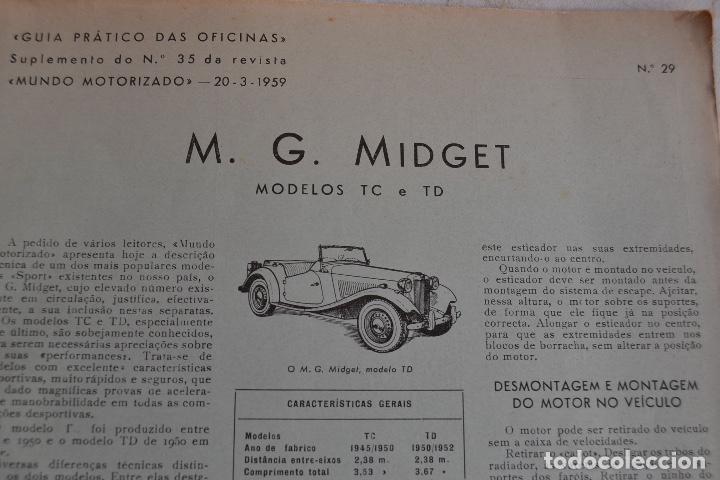 Coches y motocicletas: MANUAL DE TALLER PR&Aacute;CTICO MG MIDGET TC Y TD - Foto 1