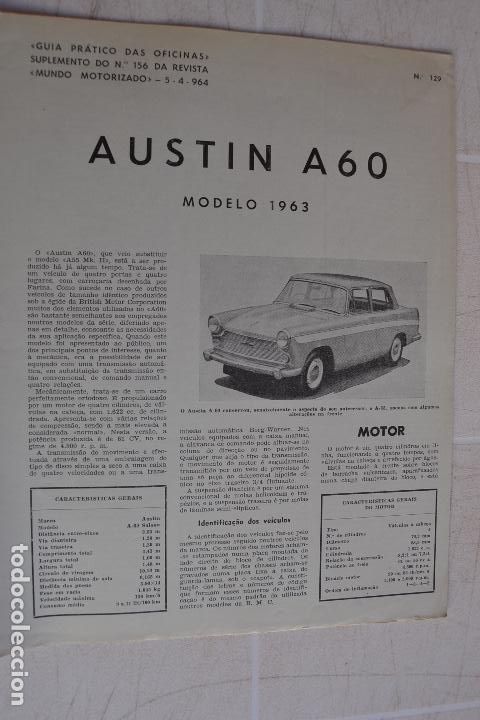 Automobili e Motociclette: MANUAL DE TALLER PR&Aacute;CTICO AUSTIN A60 MODELO 1963