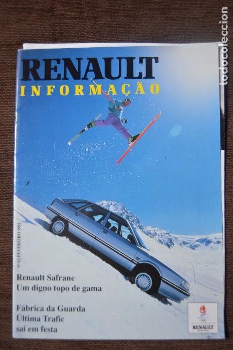 Automobili e Motociclette: 1992 REVISTA RENAULT INFORMACCI&Oacute;N - RENAULT SAFRANE - RENAULT TRAFIC