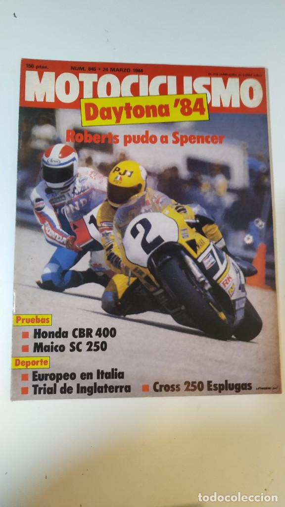 Voitures et Motocyclettes: MOTOCICLISMO NUM, 845 de 24 de marzo de 1984
