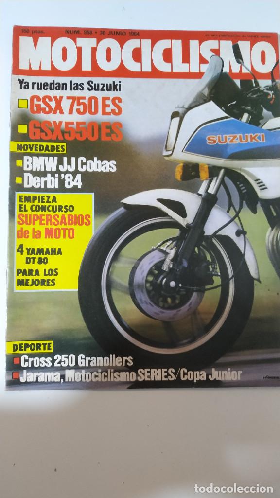 Voitures et Motocyclettes: MOTOCICLISMO NUM, 858 de 30 de junio de 1984