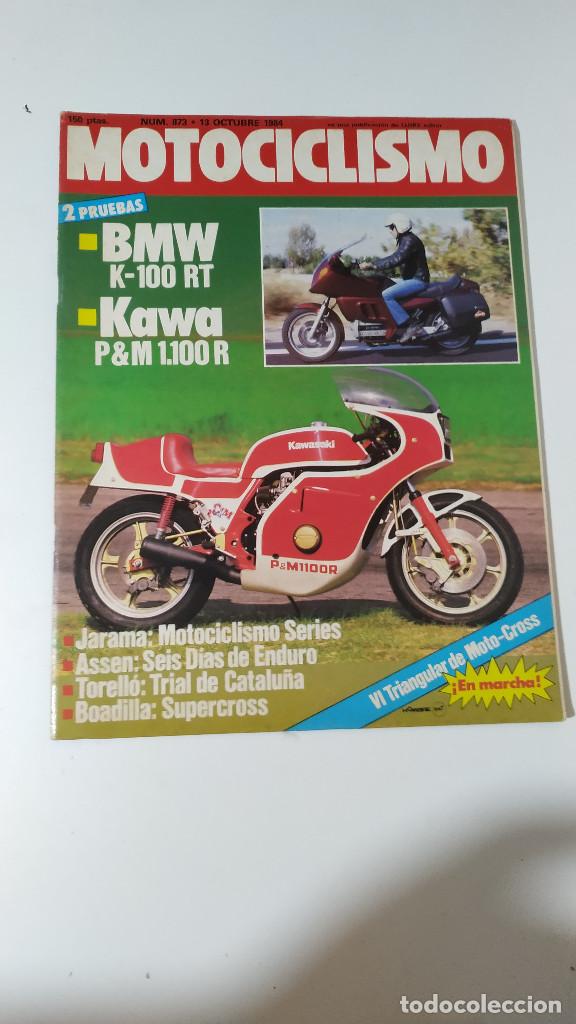 Voitures et Motocyclettes: MOTOCICLISMO NUM, 873 de 13 de octubre de 1984