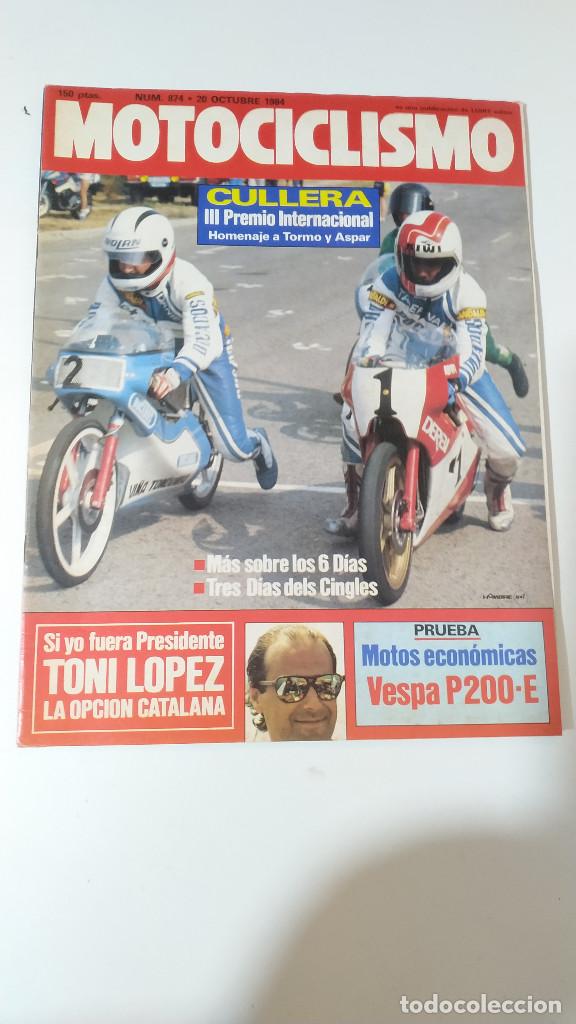 Voitures et Motocyclettes: MOTOCICLISMO NUM, 874 de 20 de octubre de 1984