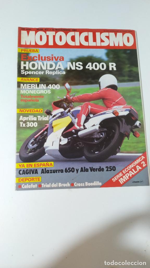 Voitures et Motocyclettes: MOTOCICLISMO NUM, 877 de 10 de noviembre de 1984