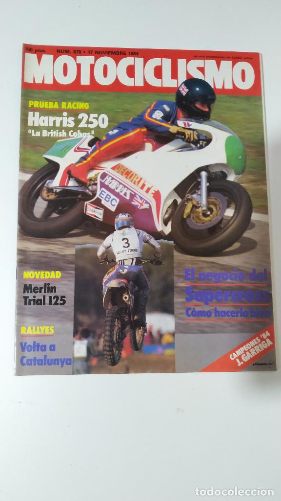 Voitures et Motocyclettes: MOTOCICLISMO NUM, 878 de 17 de noviembre de 1984
