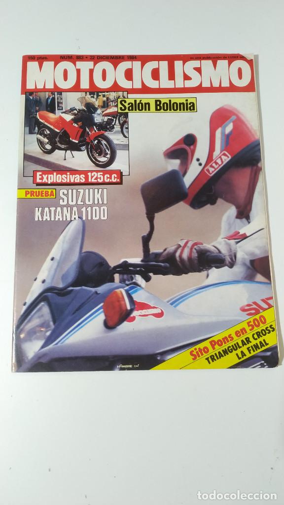 Voitures et Motocyclettes: MOTOCICLISMO NUM, 883 de 22 de diciembre de 1984