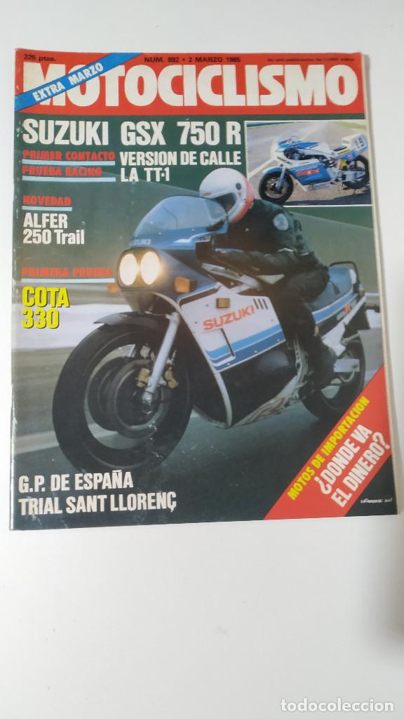 Voitures et Motocyclettes: MOTOCICLISMO NUM, 892 de 2 de marzo de 1985