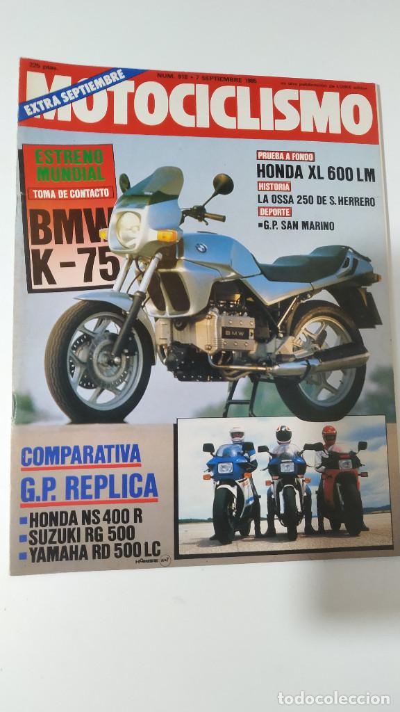 Autos und Motorr&auml;der: MOTOCICLISMO NUM, 918 de 7 de septiembre de 1985