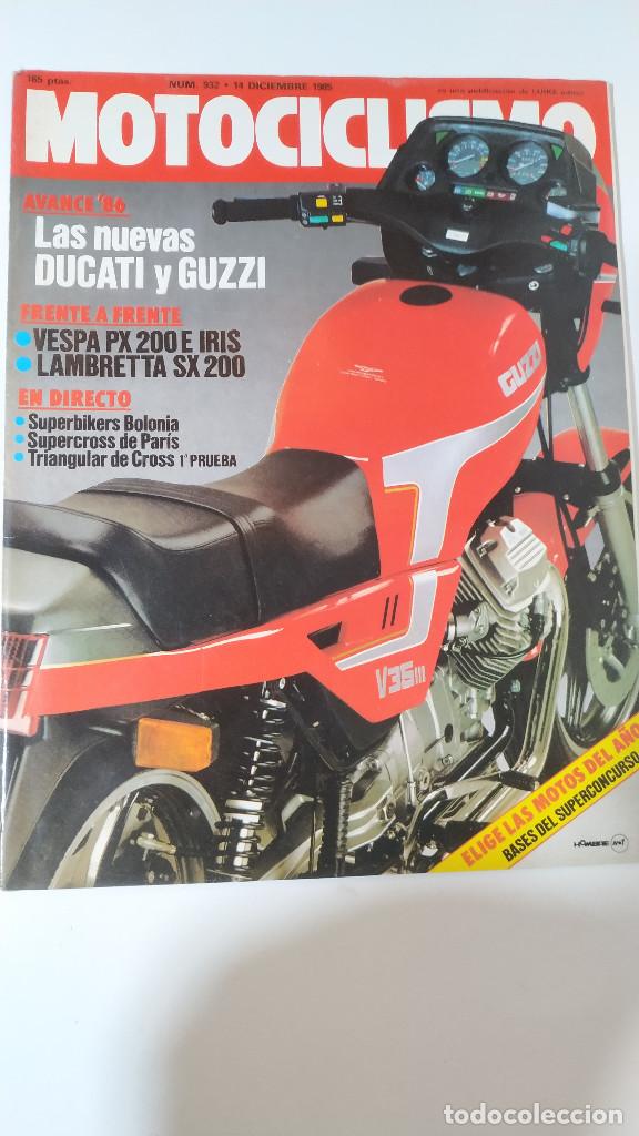 Autos und Motorr&auml;der: MOTOCICLISMO NUM, 932 de 14 de diciembre de 1985