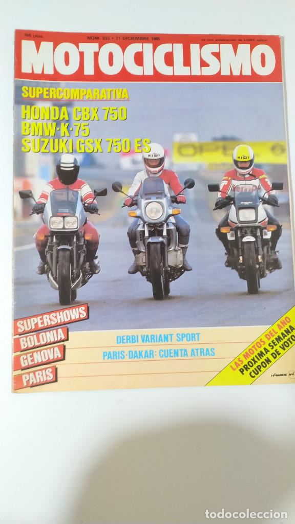 Autos und Motorr&auml;der: MOTOCICLISMO NUM, 933 de 21 de diciembre de 1985