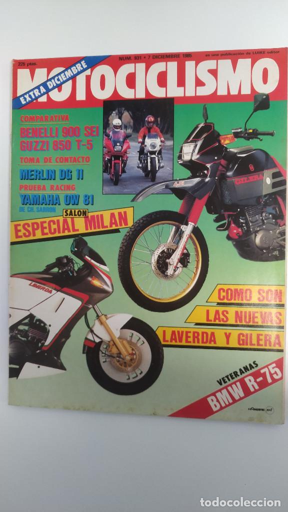 Autos und Motorr&auml;der: MOTOCICLISMO NUM, 931 de 7 de diciembre de 1985