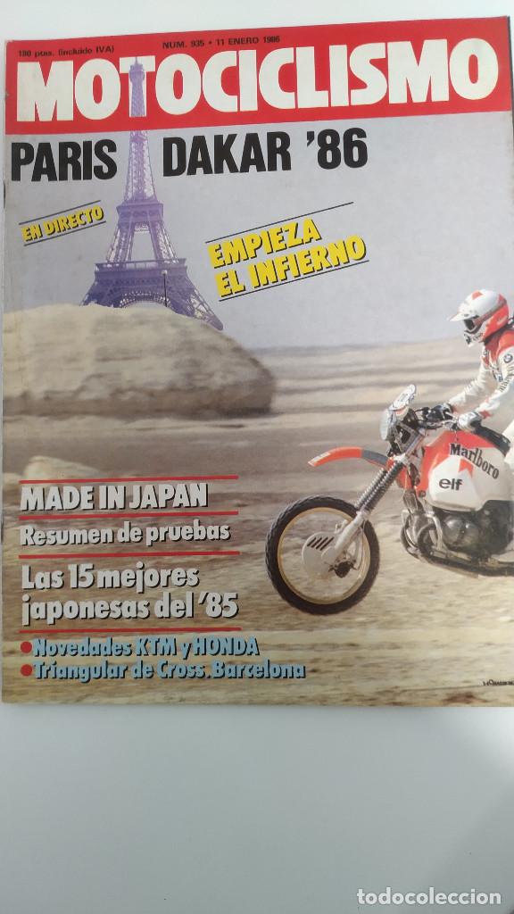 Autos und Motorr&auml;der: MOTOCICLISMO NUM, 935 de 11 de enero de 1986