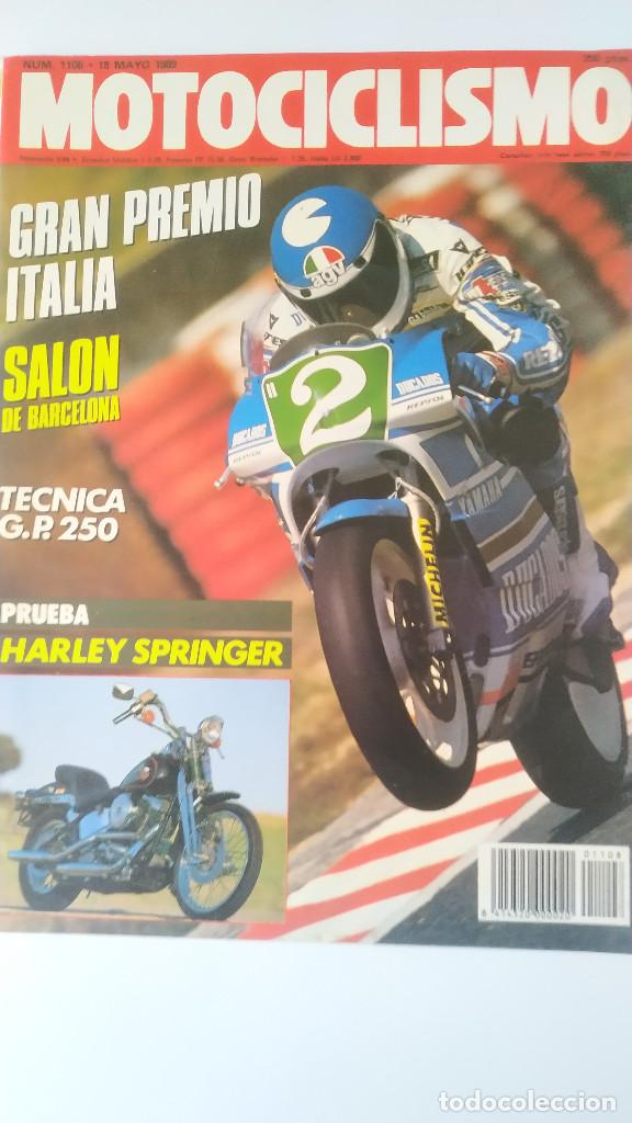 Automobili e Motociclette: MOTOCICLISMO NUM, 1108 de 18 de mayo de 1989