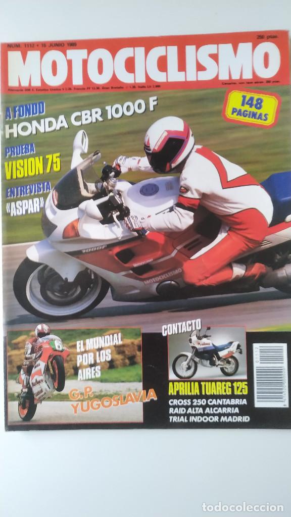 Automobili e Motociclette: MOTOCICLISMO NUM, 1112 de 15 de junio de 1989