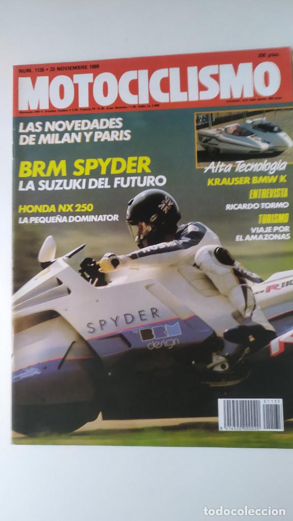 Automobili e Motociclette: MOTOCICLISMO NUM, 1135 de 23 de noviembre de 1989