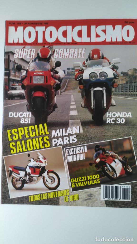 Automobili e Motociclette: MOTOCICLISMO NUM, 1136 de 30 de noviembre de 1989
