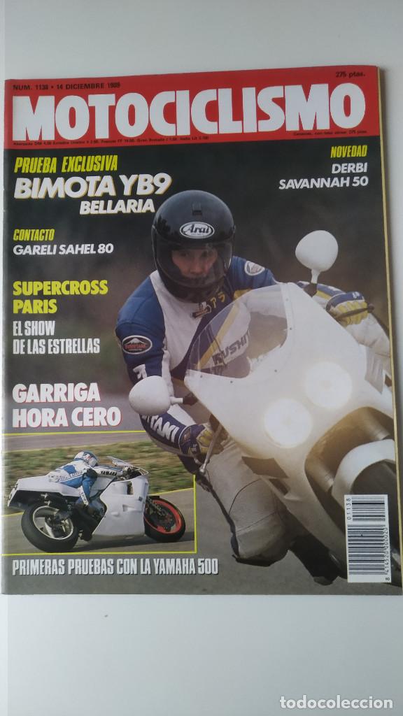 Voitures et Motocyclettes: MOTOCICLISMO NUM, 1138 de 14 de diciembre de 1989