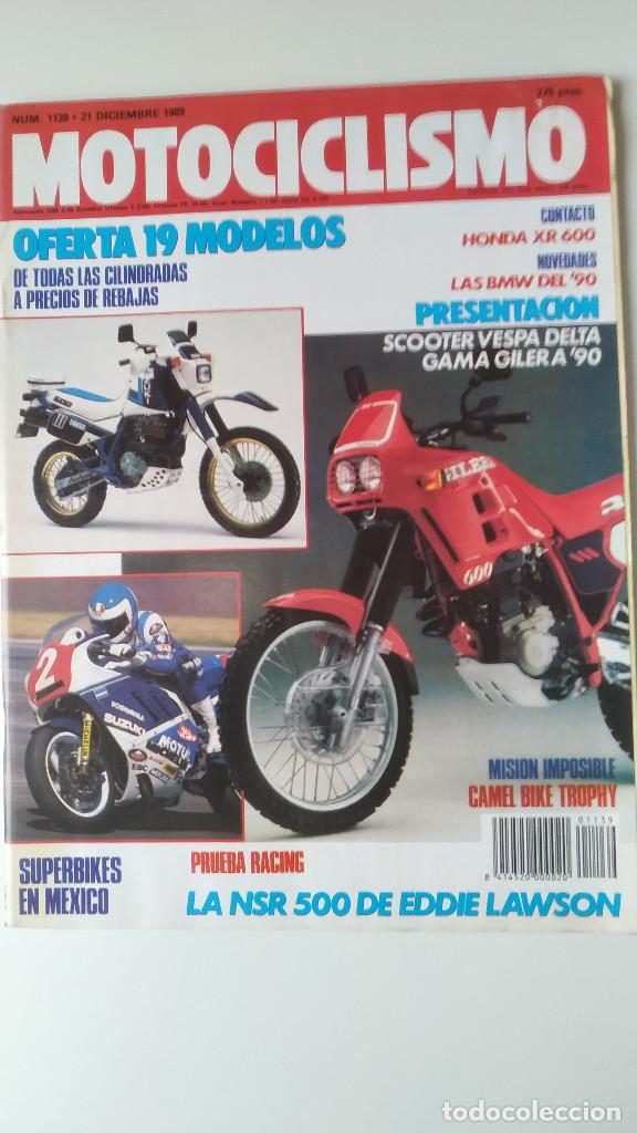 Voitures et Motocyclettes: MOTOCICLISMO NUM, 1139 de 21 de diciembre de 1989