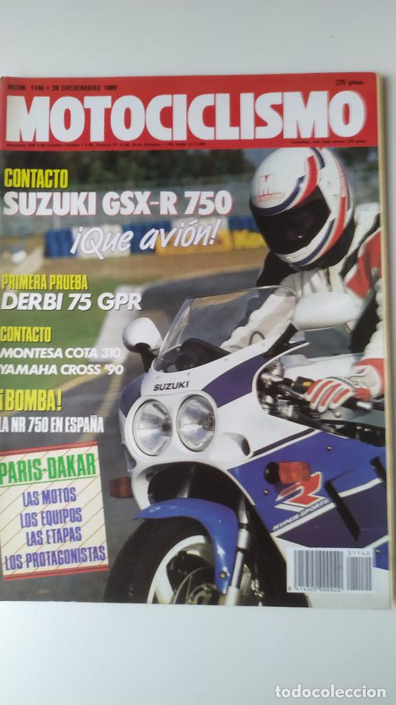 Voitures et Motocyclettes: MOTOCICLISMO NUM, 1140 de 28 de diciembre de 1989