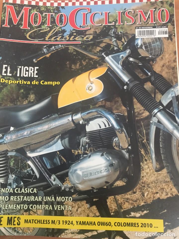 Voitures et Motocyclettes: REVISTA MOTOCICLISMO CLASICO N&ordm; 98