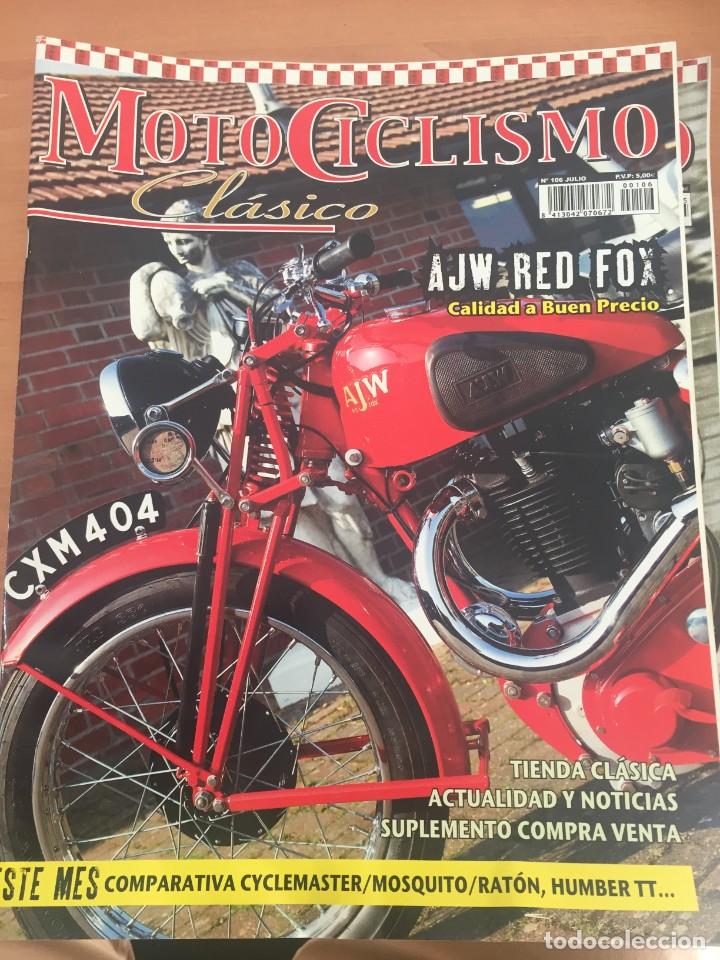 Voitures et Motocyclettes: REVISTA MOTOCICLISMO CLASICO N&ordm; 106