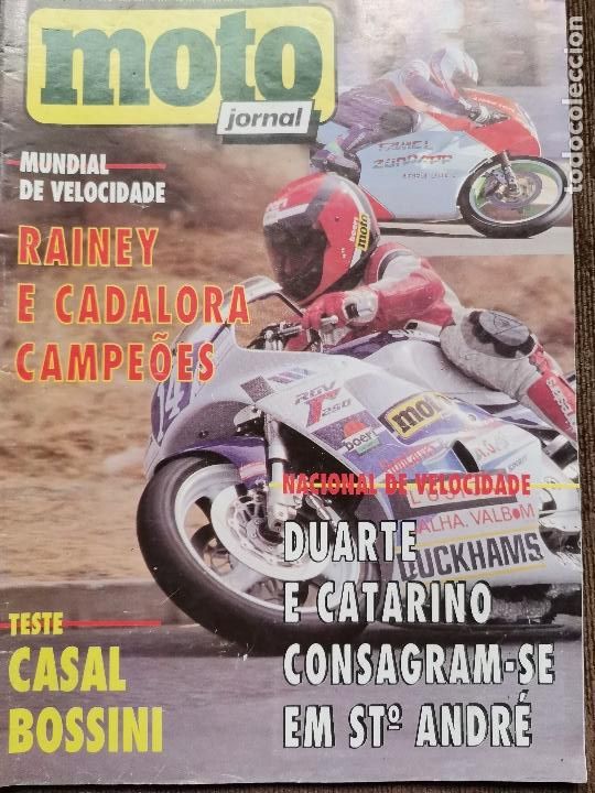 Coches y Motocicletas: 1991 REVISTA MOTO JORNAL - MUNDIAL DE VELOCIDAD - CASAL BOSSINI - NACIONAL DE VELOCIDAD