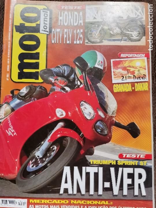 Voitures et Motocyclettes: 1999 REVISTA MOTO JORNAL - HONDA CITY FLY 125 - TRIUMPH SPRINT ST - GRANADA DAKAR