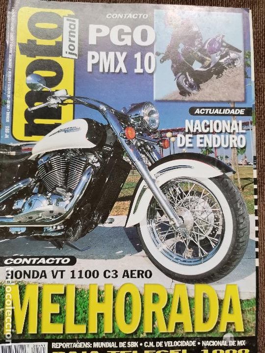 Voitures et Motocyclettes: 1998 REVISTA MOTO JORNAL - honda vt 1100 c3 aero - NACIONAL ENDURO - NACIONAL DE MX